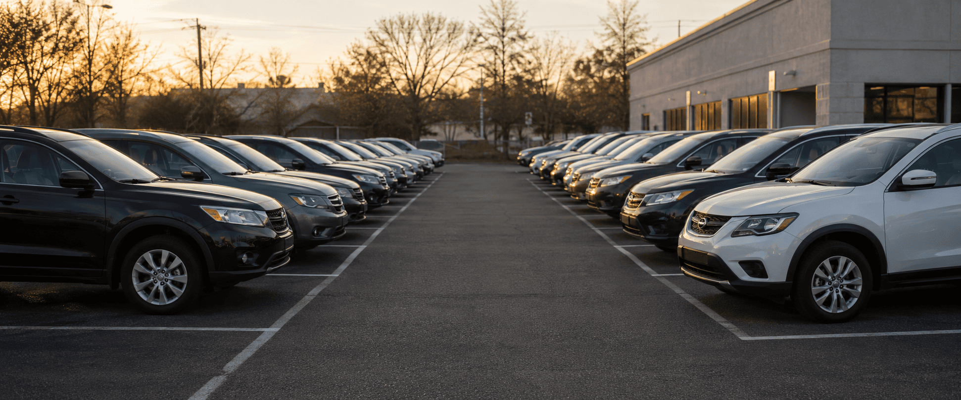 Rows of used cars for sale on the Carz4Us lot at 368 Main Street, South Hackensack, New Jersey