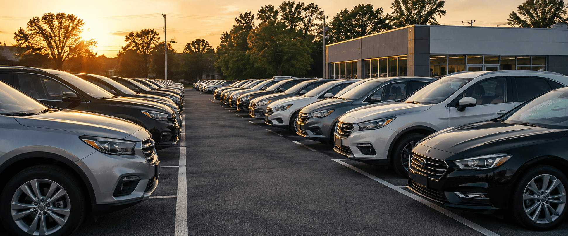 Rows of used cars for sale on the Carz4Us lot at 368 Main Street, South Hackensack, New Jersey
