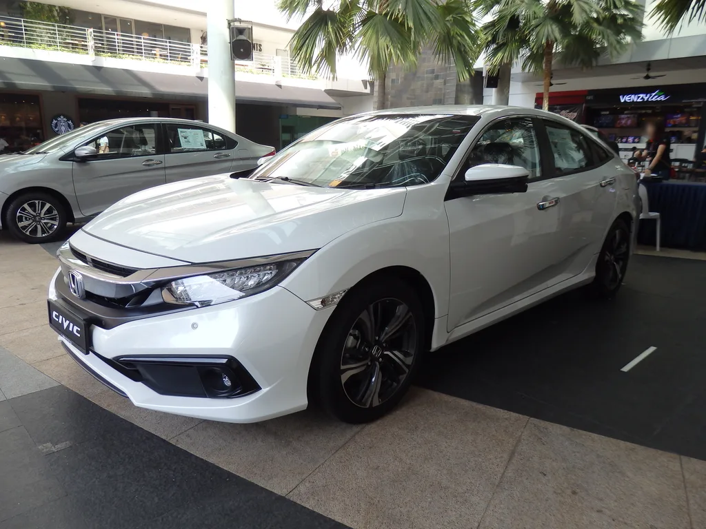 2020 Honda Civic EX Sedan — Platinum White Pearl
