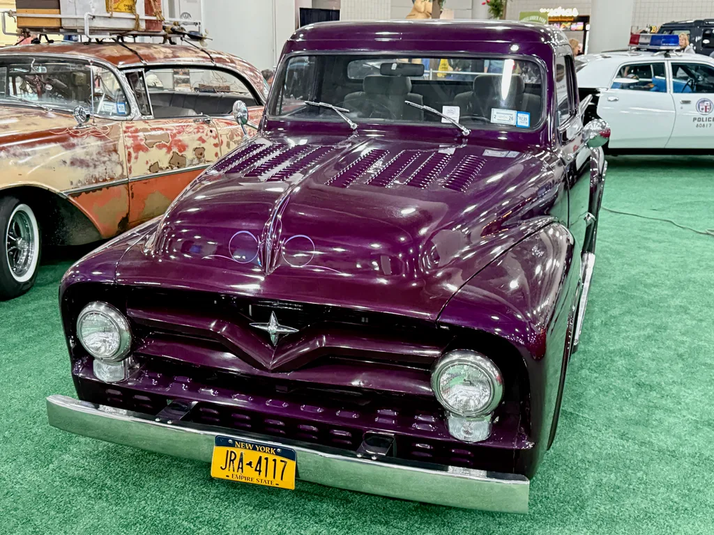 1956 Ford F-100 Custom Cab — Plum Metallic (custom)